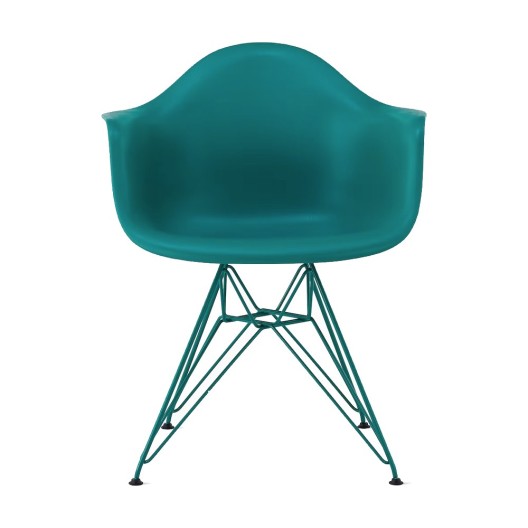 Eames® + HAY Plastic Armchair - Eiffel Base