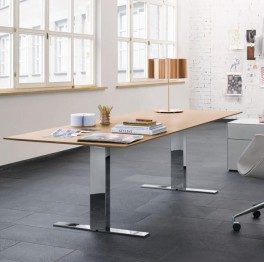 Exec V Sit to stand desk frame
