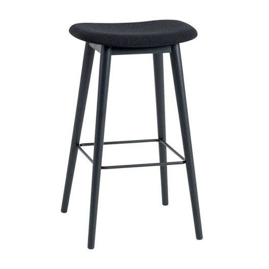 Fiber Barstool - Wood Base w/o Backrest