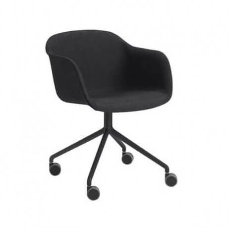 Fiber Armchair - Swivel Base w/ Castors