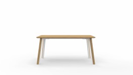 Metro II Table  |  Double Leg Profile