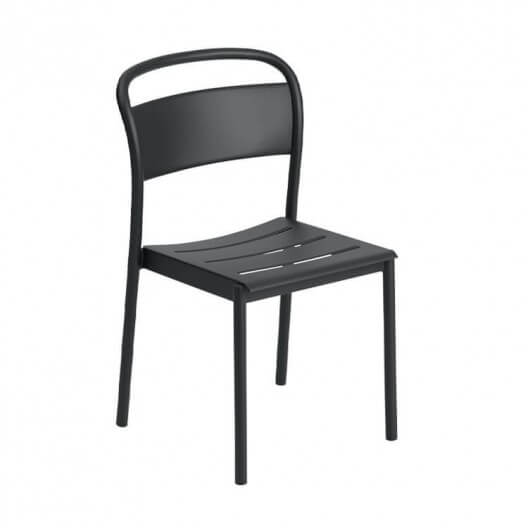 Linear Steel Side Chair